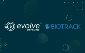 Evolve Payment and BioTrack logos side by side