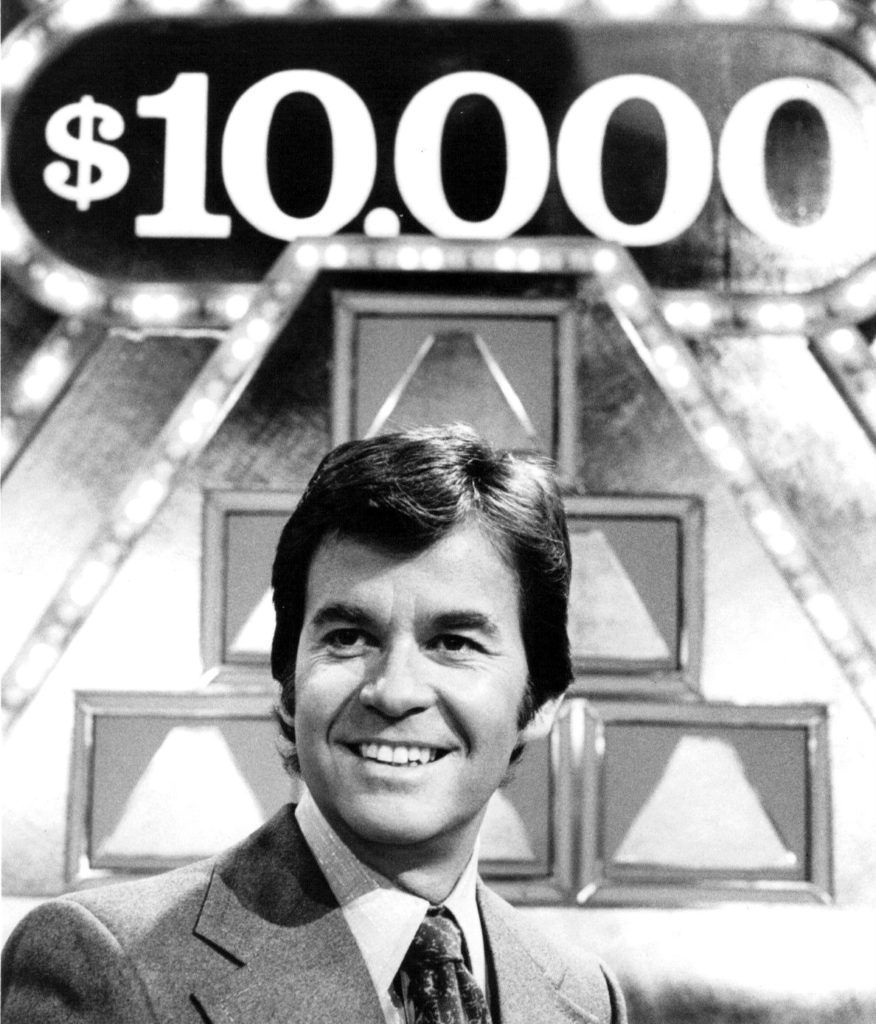 Dick Clark, host of $10,000 Pyramid