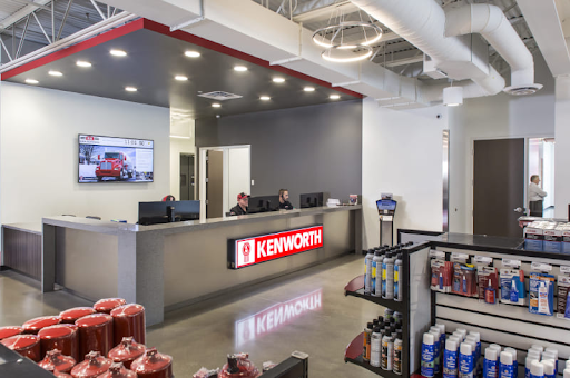Interior and front desk of Rihm Kenworth